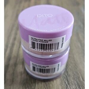 2X DiTO Ultra-Fine Milled Loose Powder In Translucent 3g Each Mini Sealed